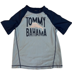 Tommy Bahama Blue Rashguard Swim Shirt Size 7